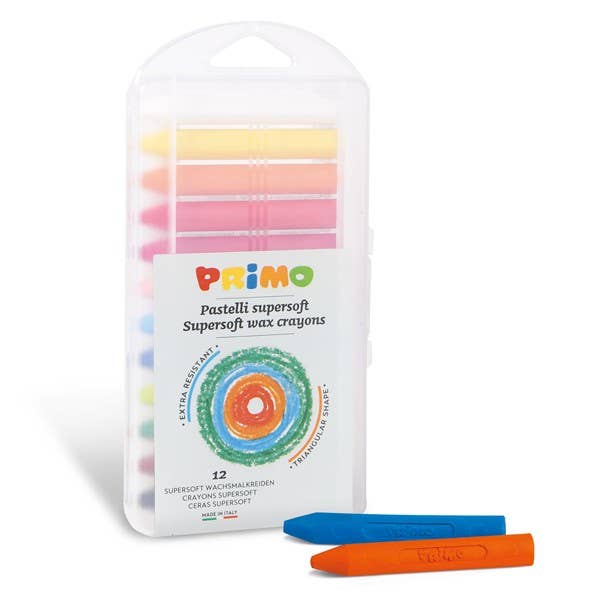 Primo 12 Supersoft Crayons