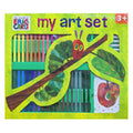 The Very Hungry Caterpillar Children's 53 Piece Art Set - For Ages 3 to 8 Years - Includes Felts-Tip Pens and Crayons