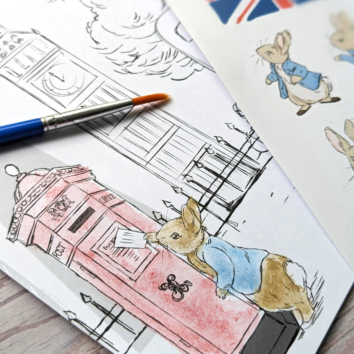 Peter Rabbit Paint Palette Art Set - For Ages 3 to 8 Years