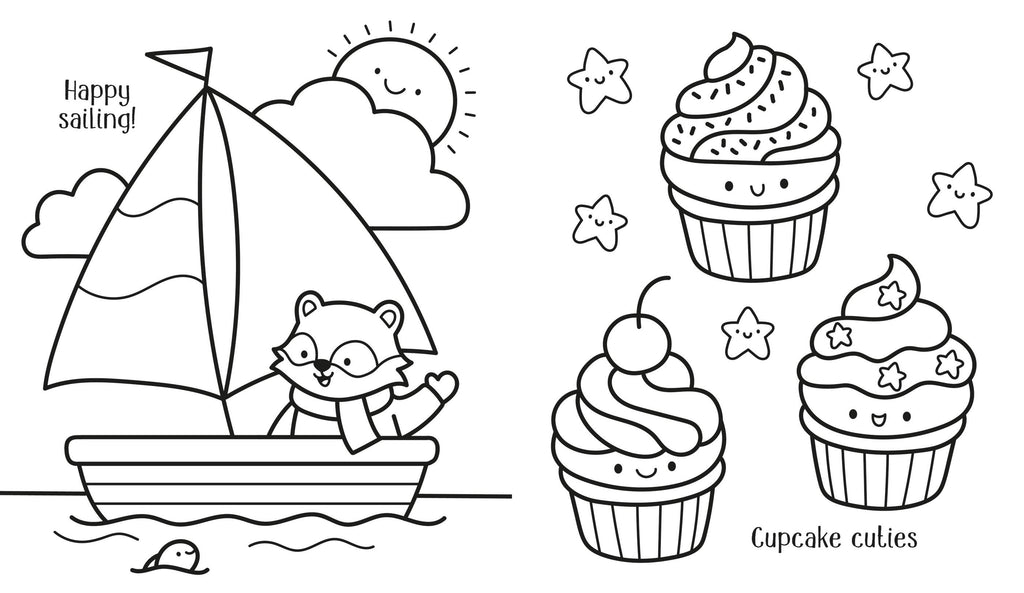 Cute Things to Draw and Colour – Picture Book for Ages 3-7