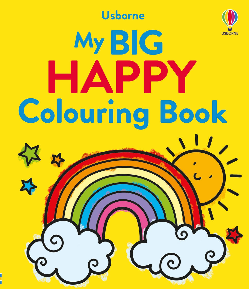 My Big Happy Colouring Book – Picture Book for Ages 3-5