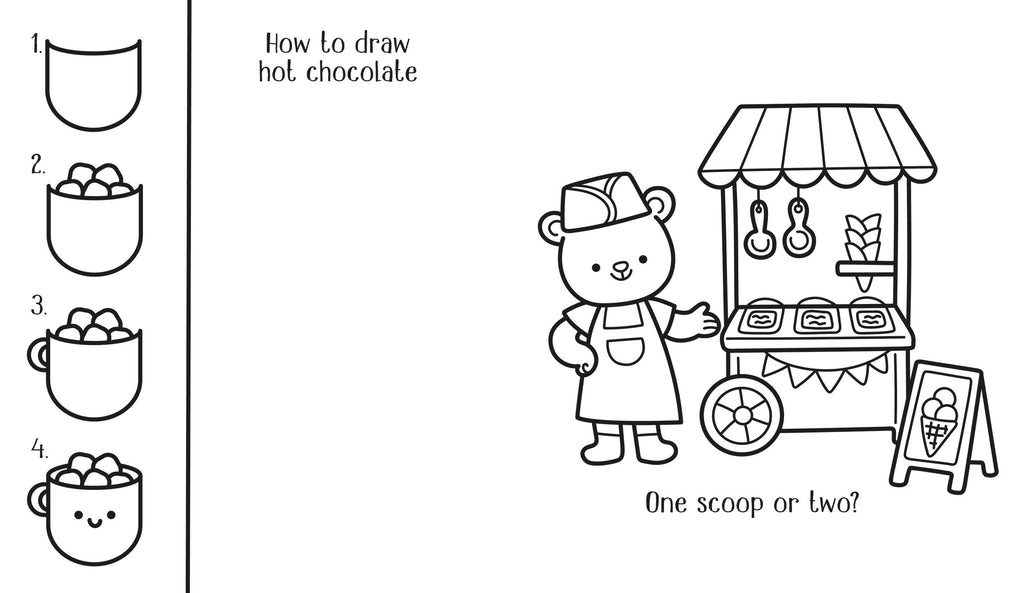 Cute Things to Draw and Colour – Picture Book for Ages 3-7