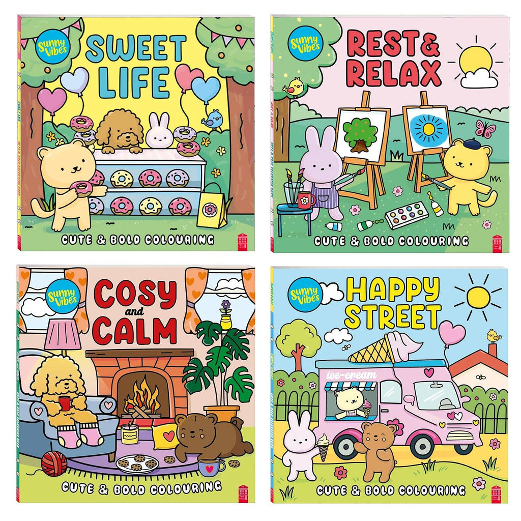Sunny Vibes Colouring Series