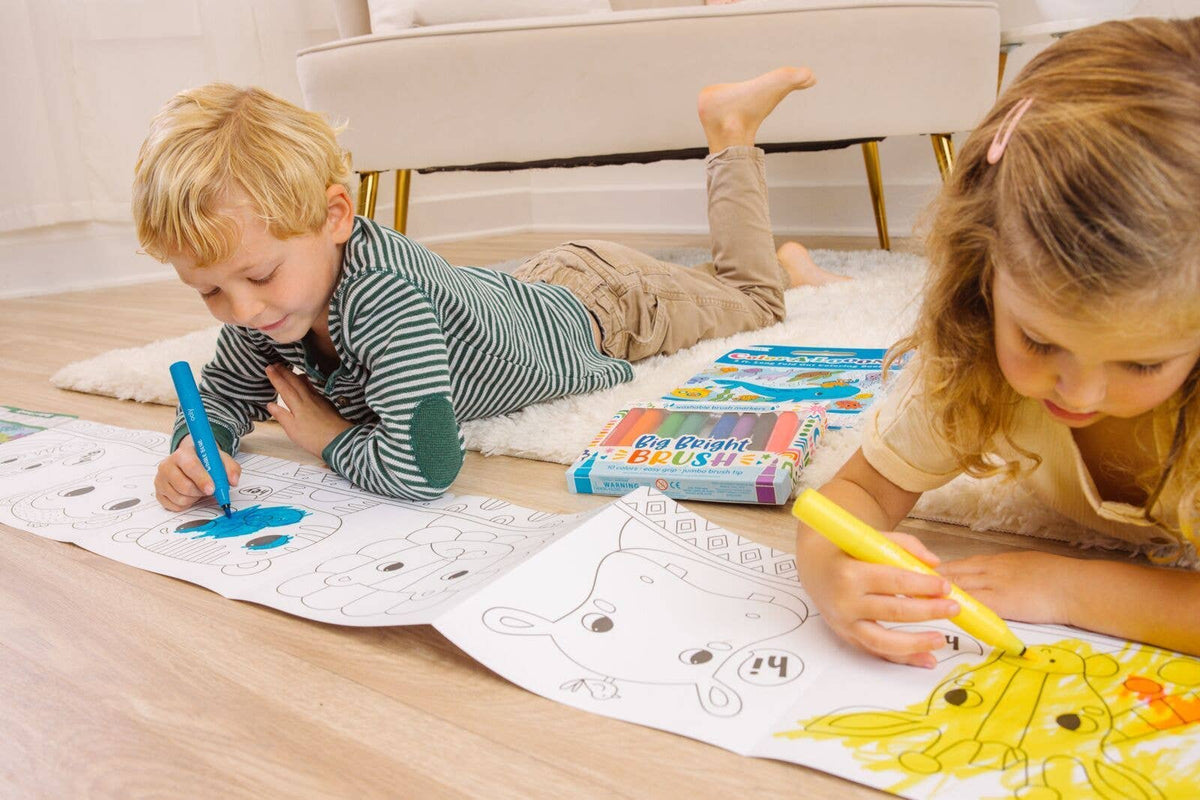 Ooly Color-A-Looong: Fold Out Coloring Book - Ocean