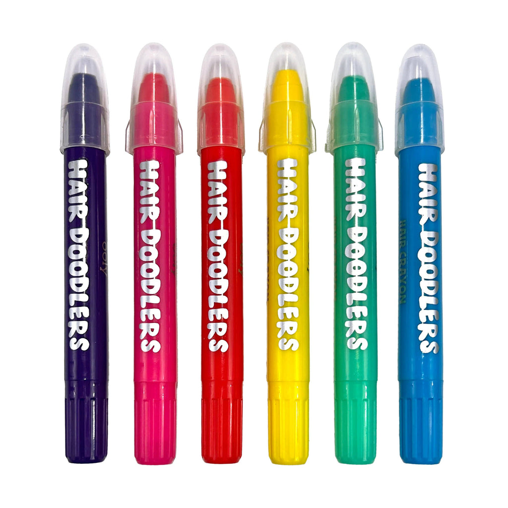 Ooly Hair Doodlers: Hair Crayons (Set of 6)