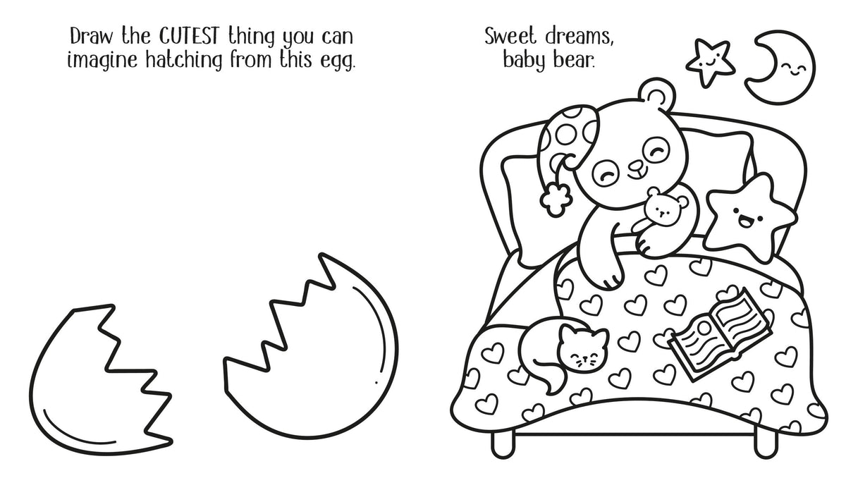 Cute Things to Draw and Colour – Picture Book for Ages 3-7