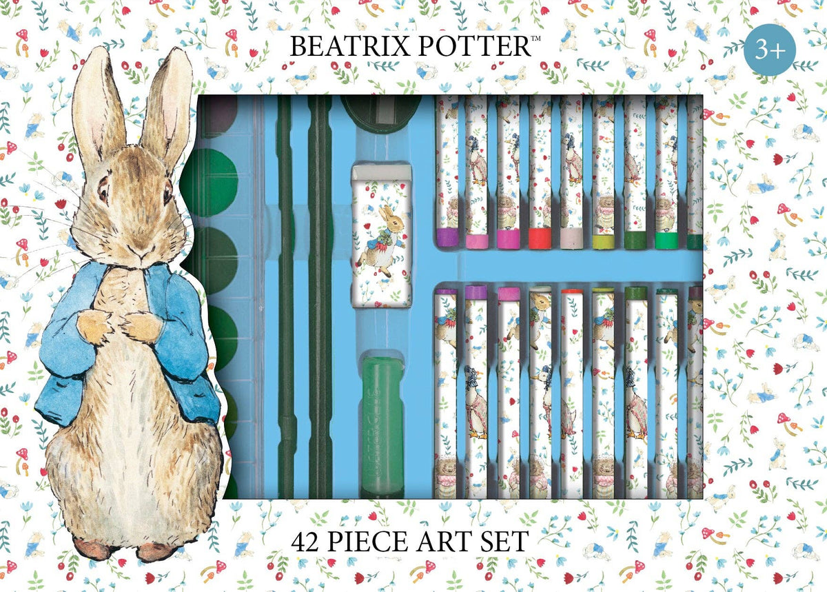 Beatrix Potter Children’s Art Set – 42 Pieces-Robert Frederick Ltd-Crayon Store