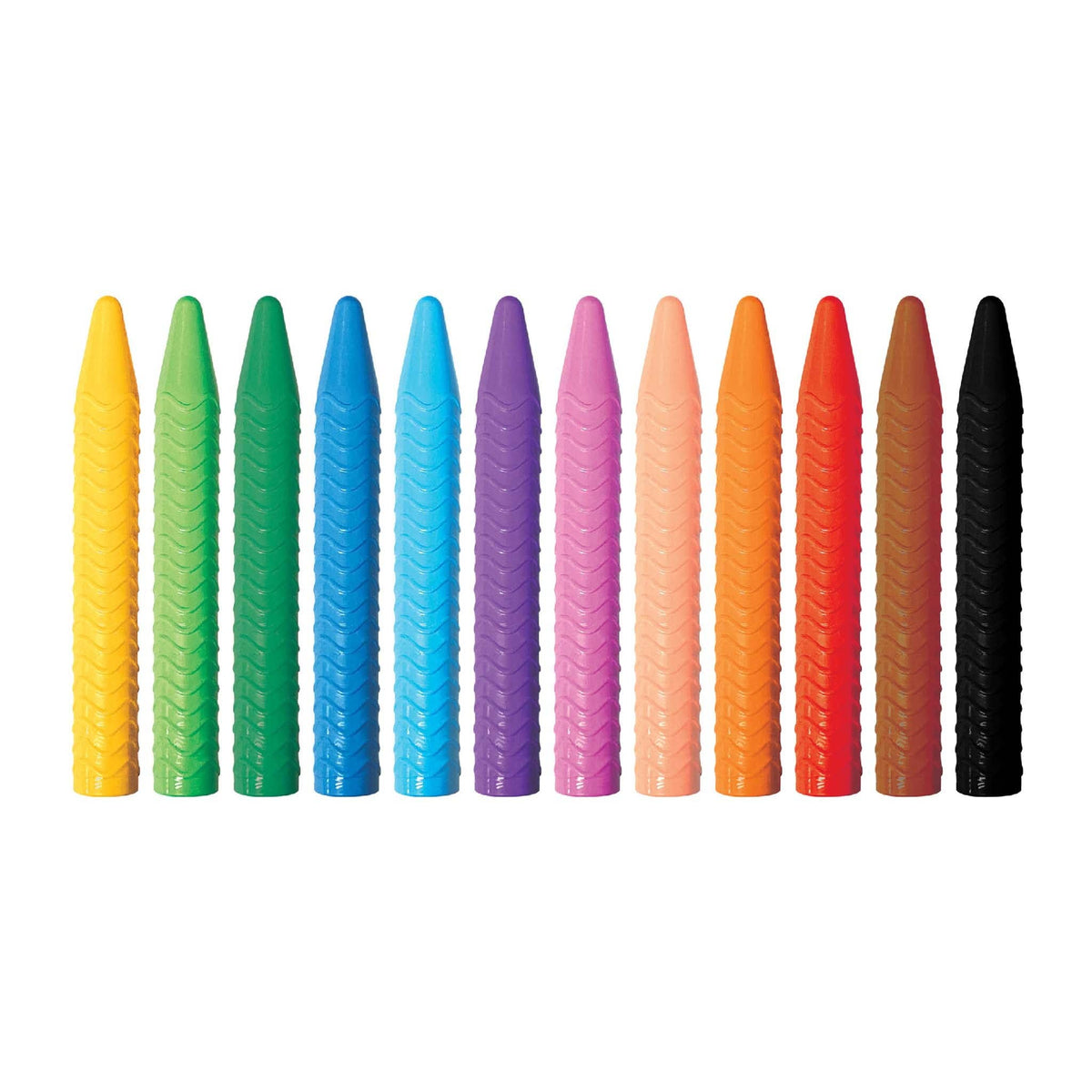 Haku Yoka Spiral Wax Crayons for Children – 12 Colours-Haku Yoka-Crayon Store