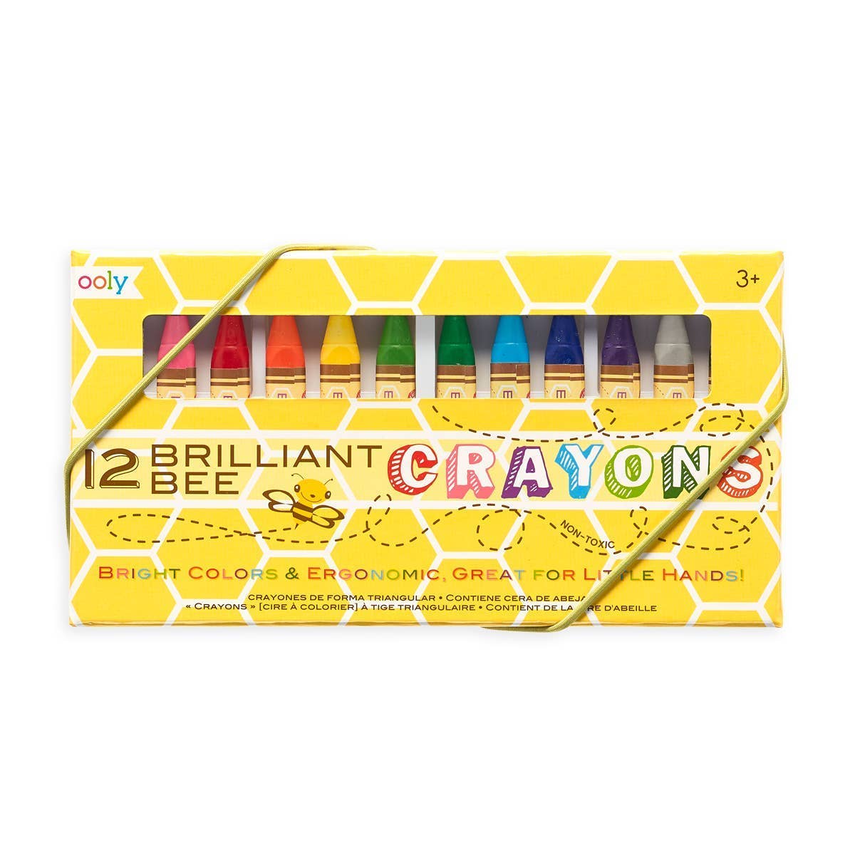Ooly Brilliant Bee Wax Crayons for Children – Pack of 12-Ooly-Crayon Store