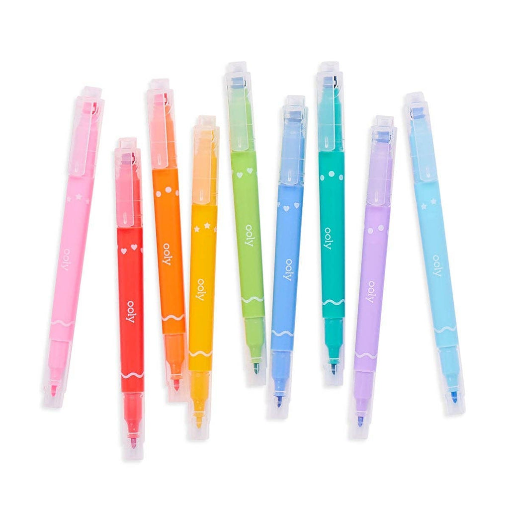 Ooly Confetti Stamp Double-Ended Markers for Children-Ooly-Crayon Store