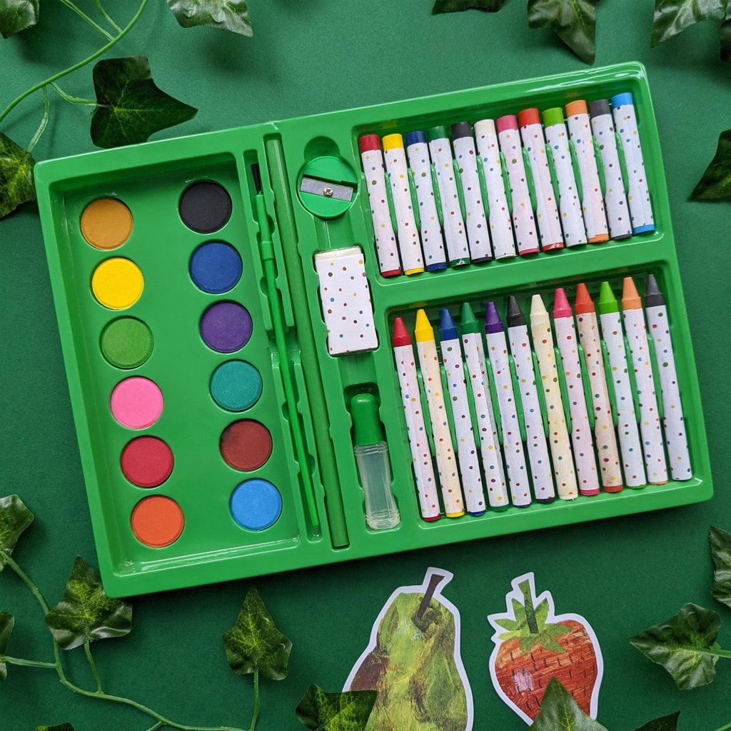 The World of Eric Carle Children’s Art Set – 42 Pieces-Robert Frederick Ltd-Crayon Store
