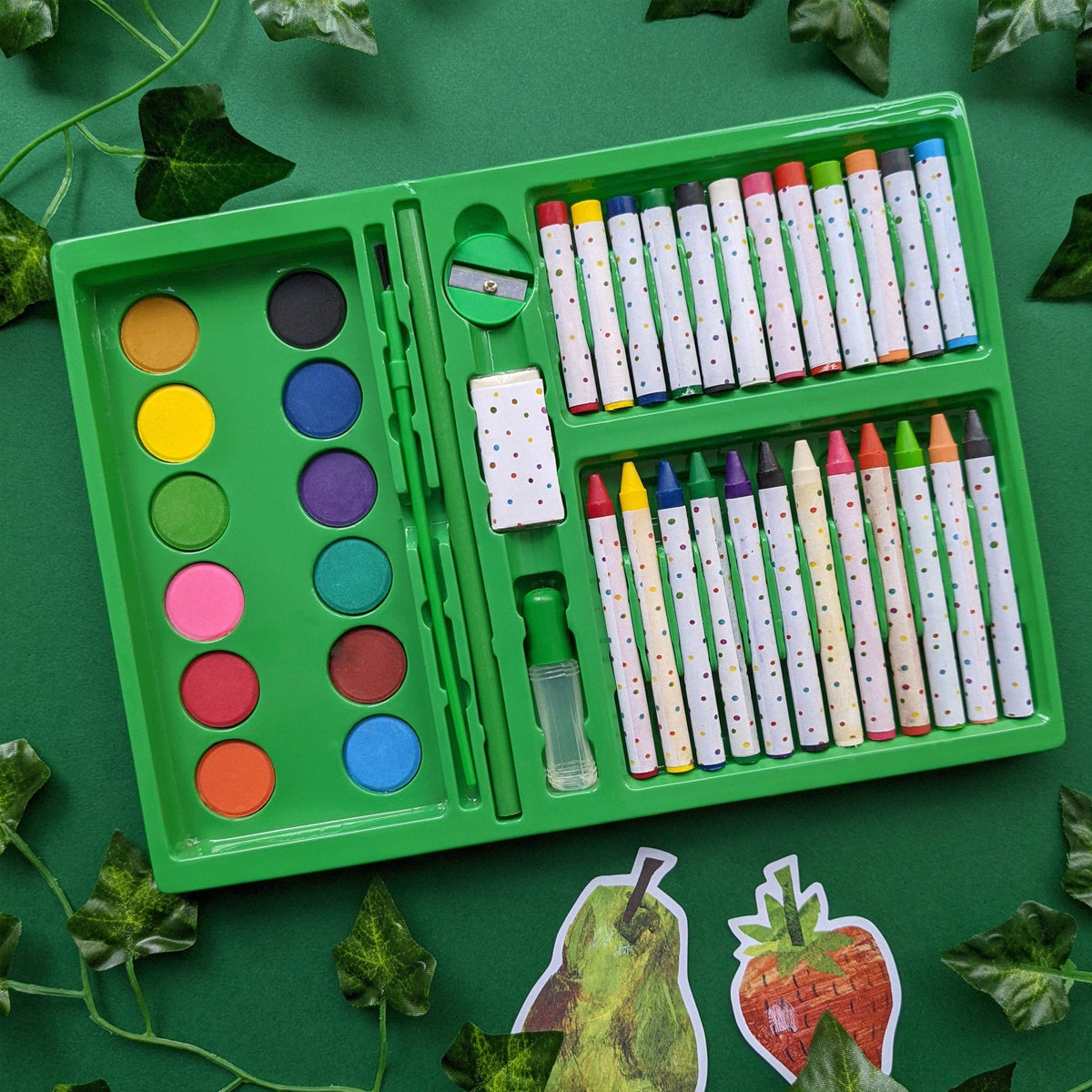 The World of Eric Carle Children’s Art Set – 42 Pieces-Robert Frederick Ltd-Crayon Store